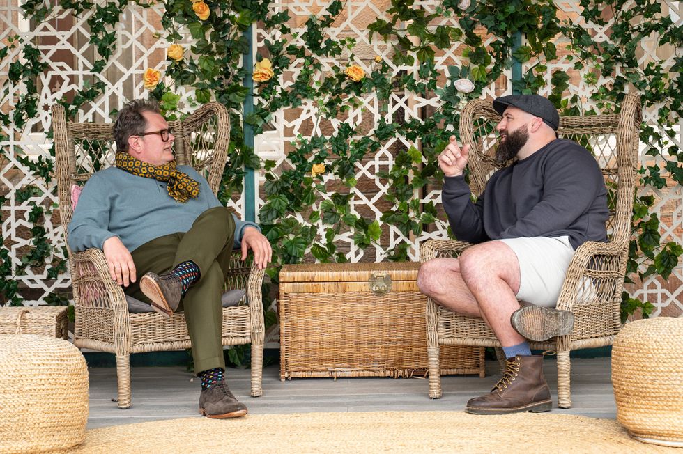 BBC Celebrity Traitors: Joe Marler (right) lost the series to Alan Carr (left)
