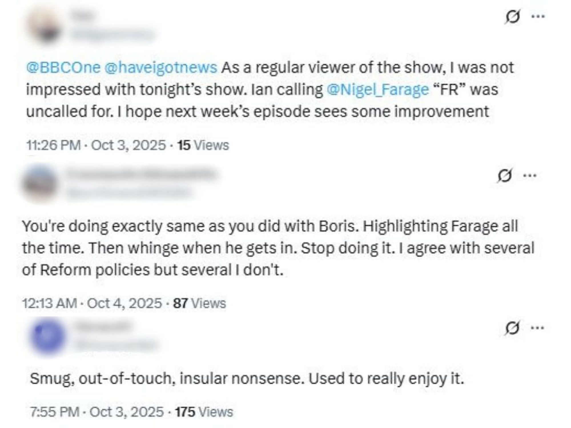 BBC HIGNFY: Ian Hislop's comments