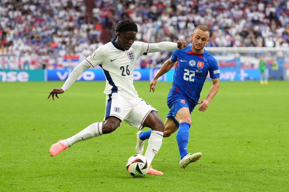 BBC Kobbie Mainoo England Switzerland