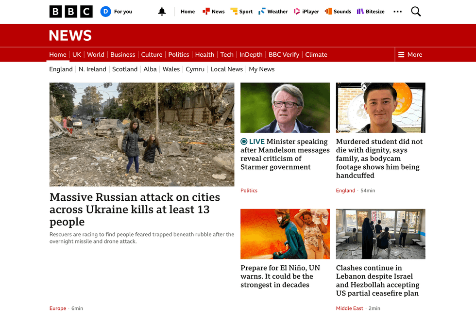 BBC News website