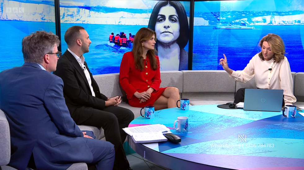 BBC Newsnight: Laila Cunningham and Zack Polanski with Victoria Derbyshire