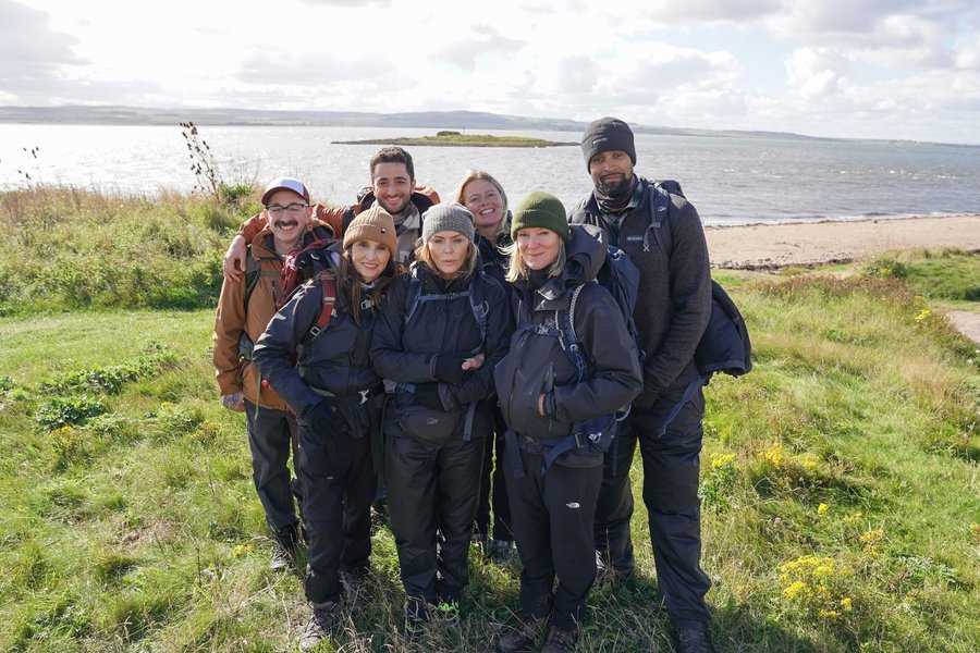 BBC Pilgrimage: Hasan Al-Habib with the cast of the series
