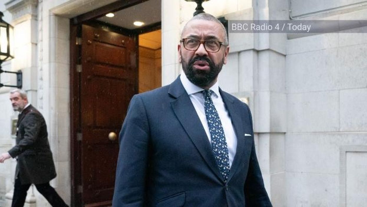 BBC's Mishal Husain says 's**t' SEVEN times live on air as she grills James Cleverly for bad language