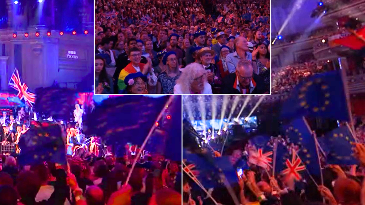 BBC Proms EU flags