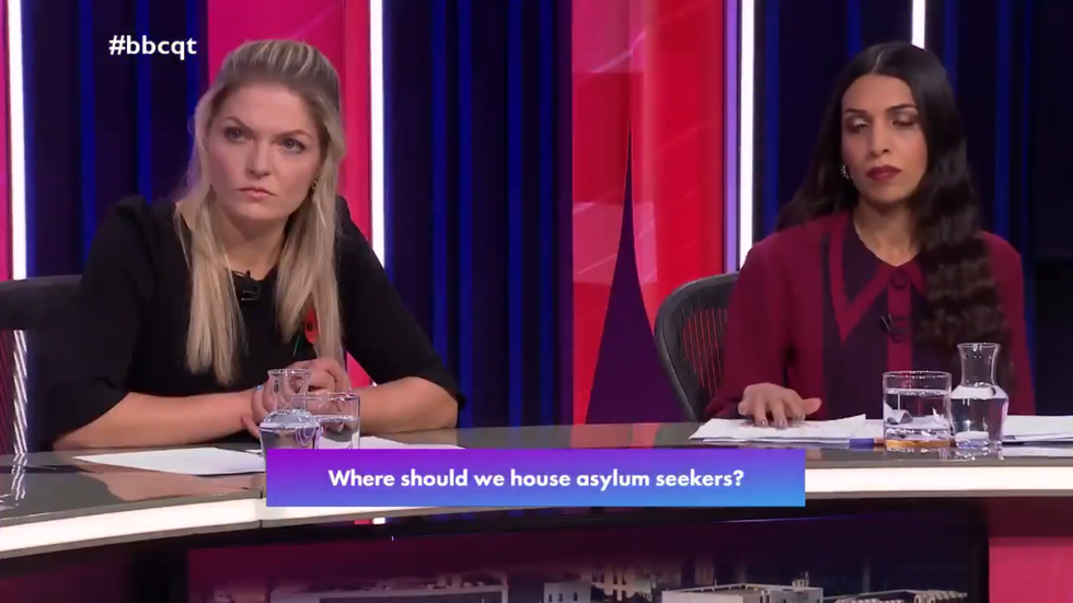 BBC Question Time: Harriet Cross and Faiza Shaheen