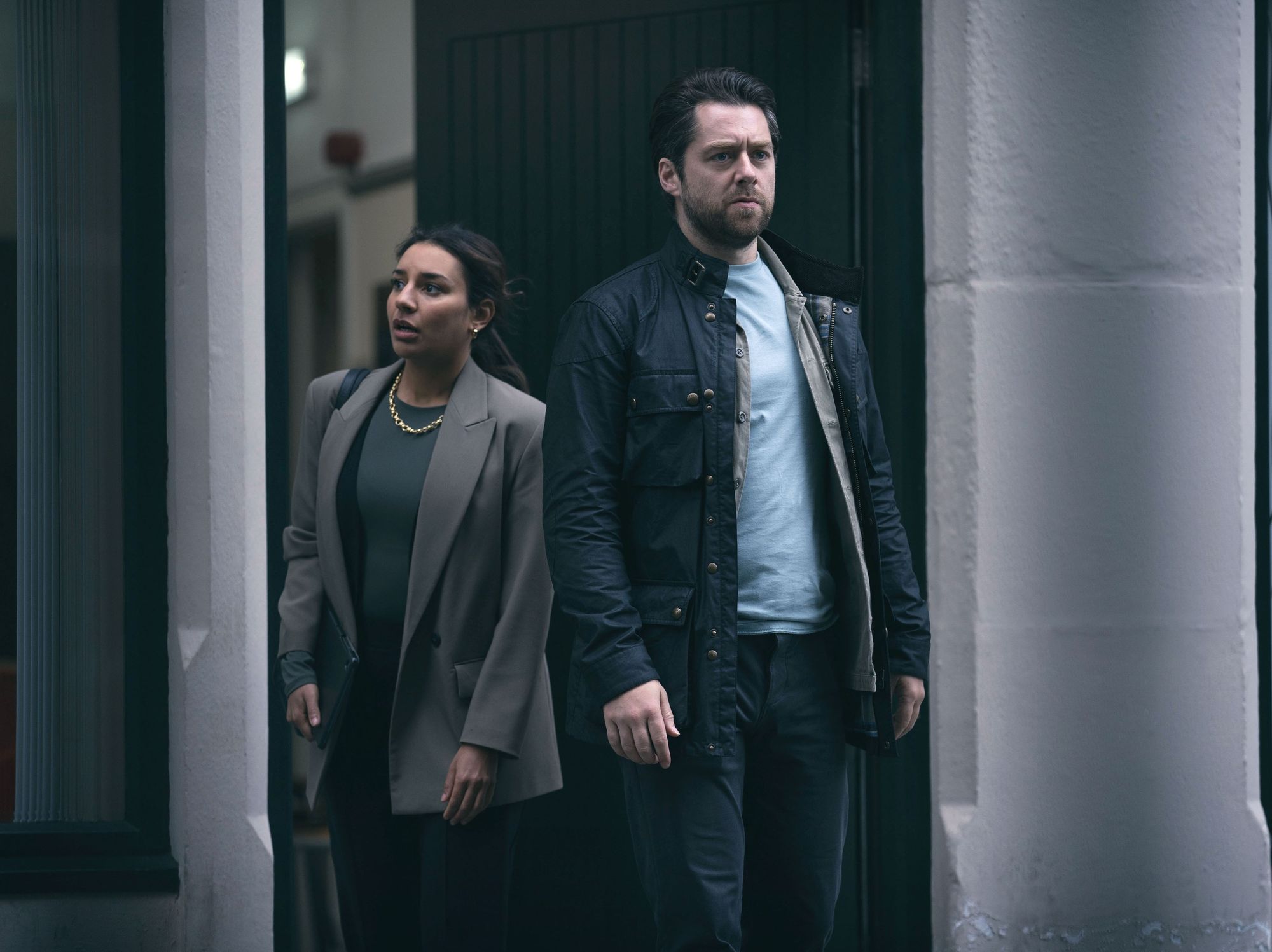 BBC Rebus: Richard Rankin and Lucie Shorthouse