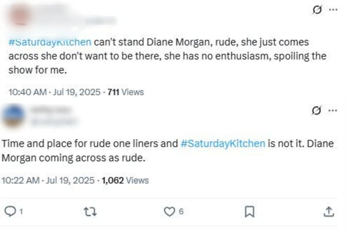 BBC Saturday Kitchen: Diane Morgan