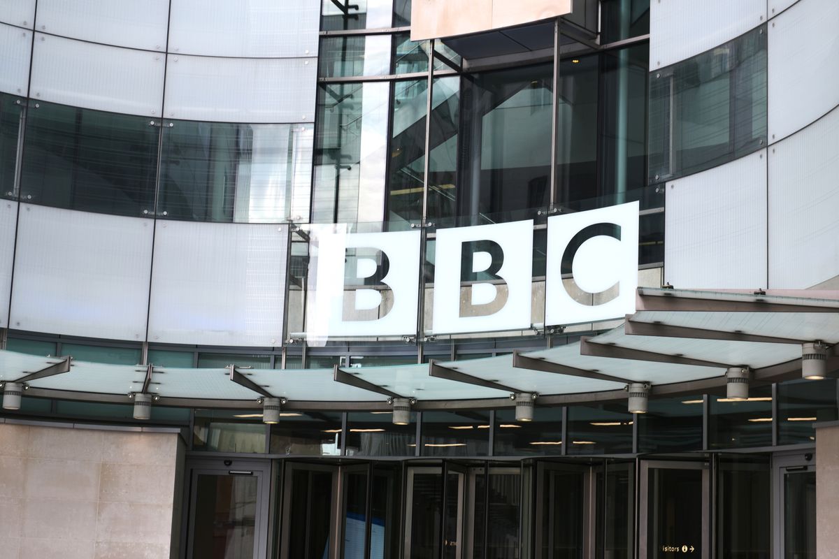 BBC sign External Sign London, England
