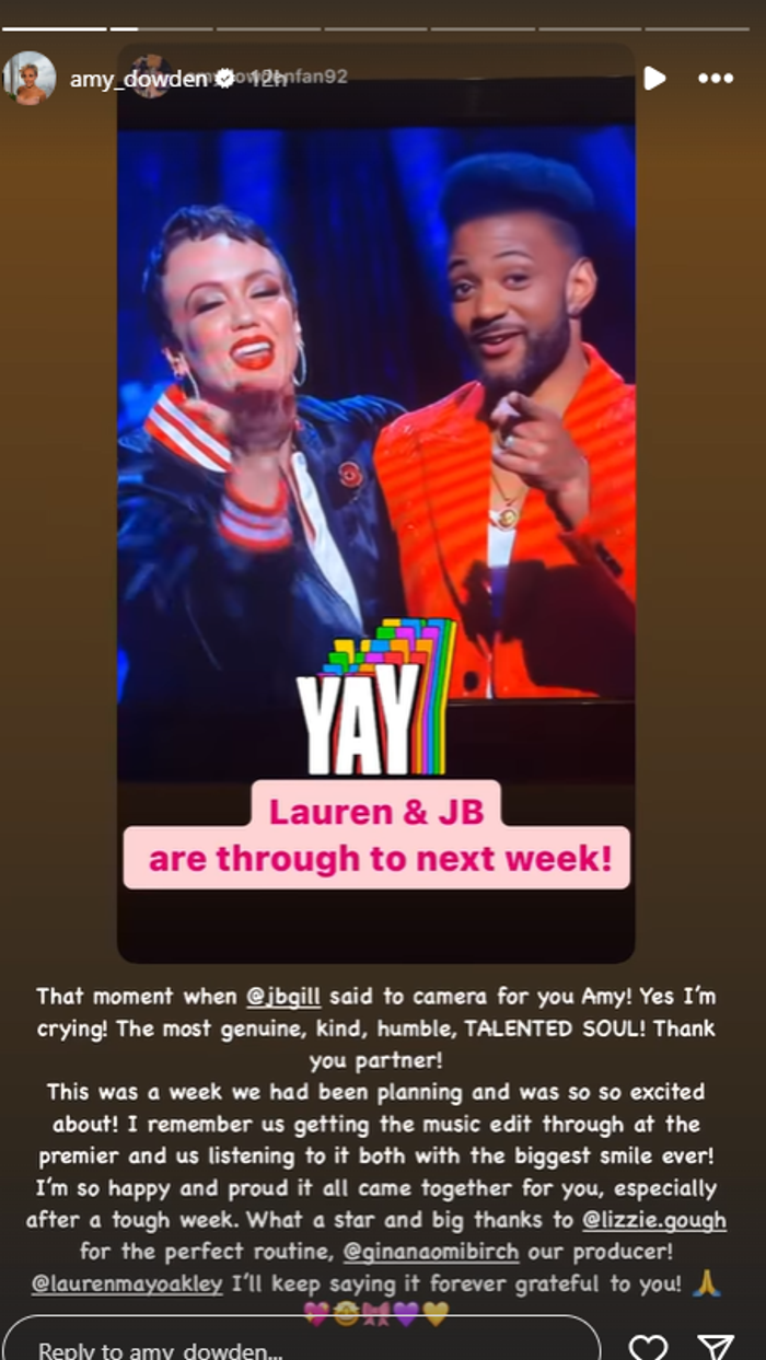 BBC Strictly: Amy Dowden