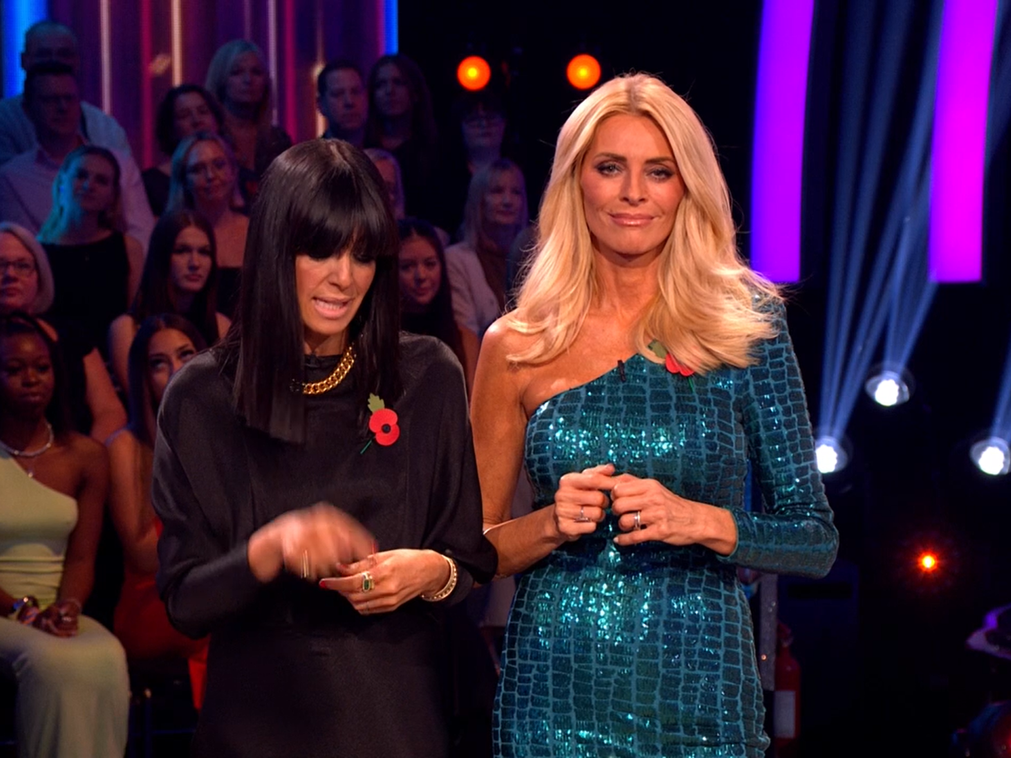 BBC Strictly: Claudia Winkleman and Tess Daly
