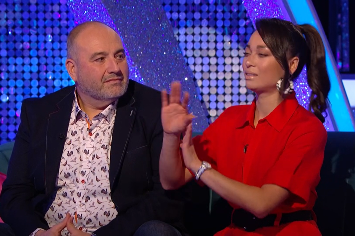 BBC Strictly: Katya Jones and Wynne Evans