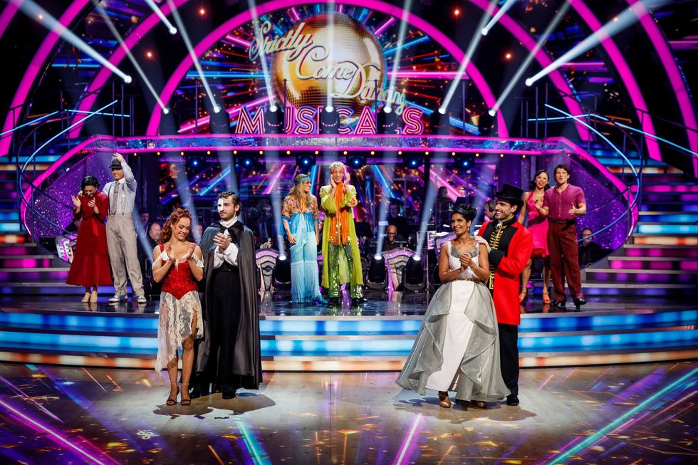 BBC Strictly: The five remaining couples in Musicals Weeks