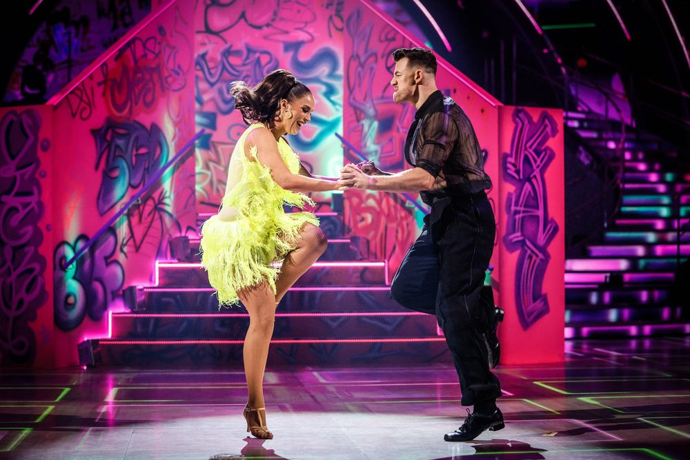 BBC Strictly: Vicky Pattison and Kai Widdrington