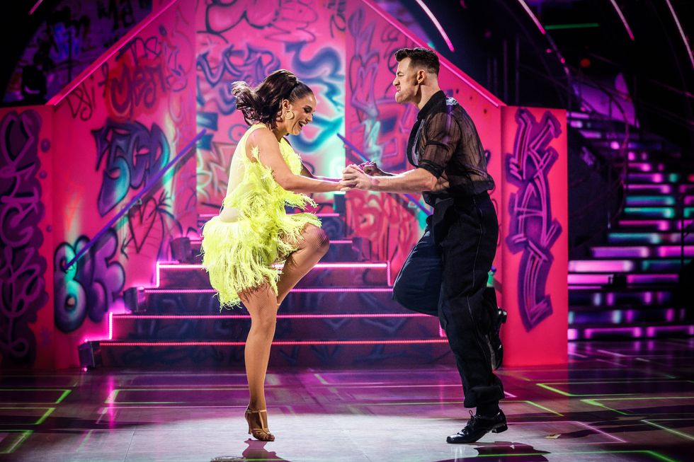 BBC Strictly: Vicky Pattison and Kai Widdrington