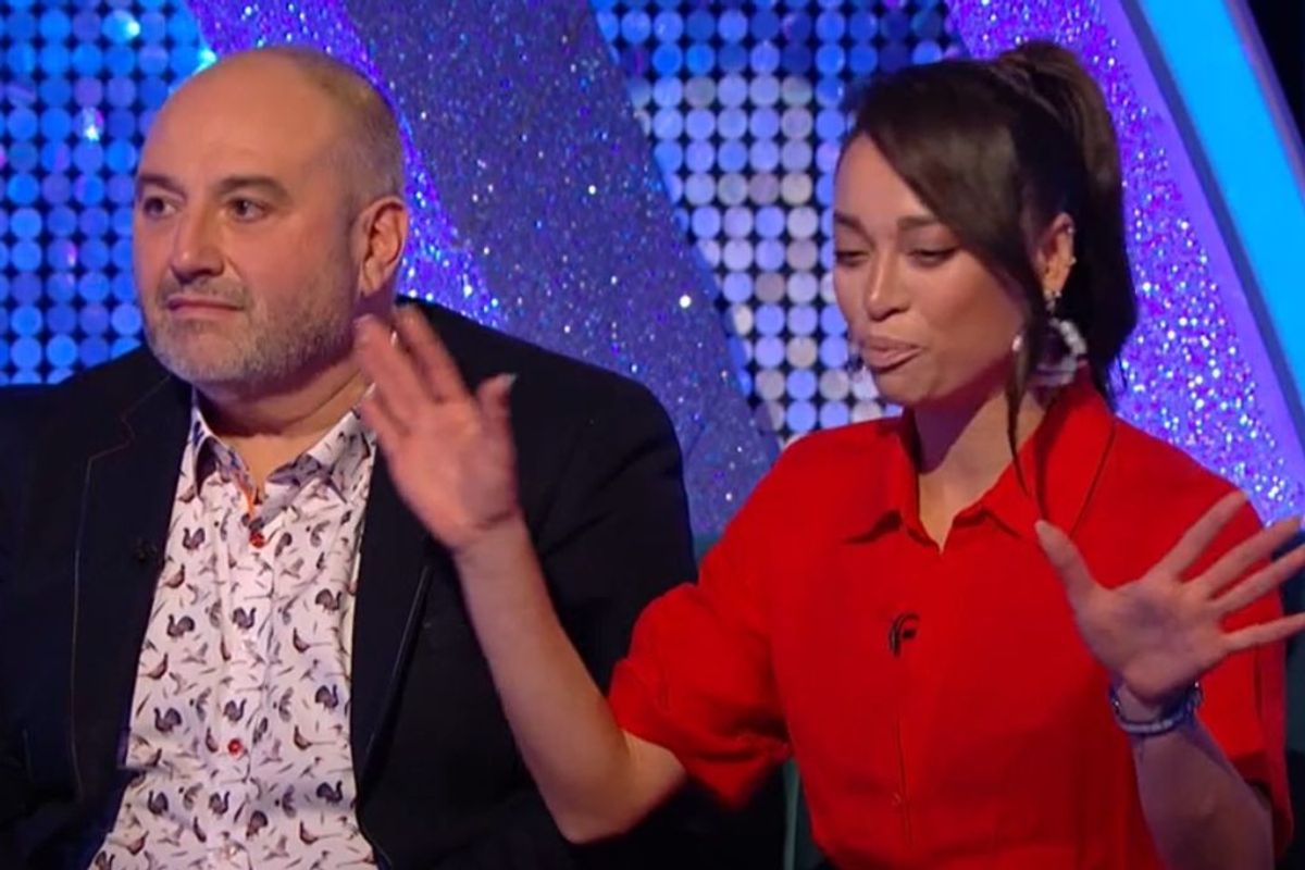 BBC Strictly: Wynne Evans and Katya Jones