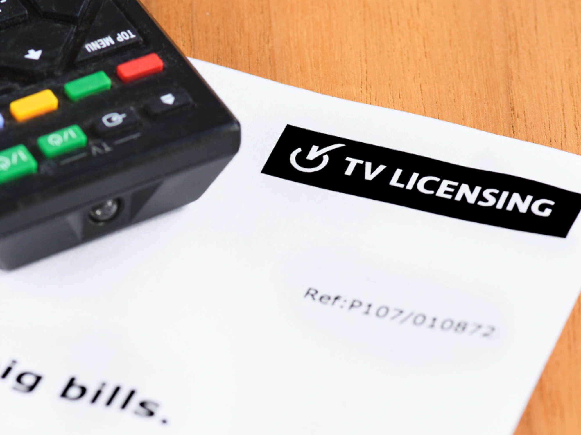 BBC/Tv Licencing letter