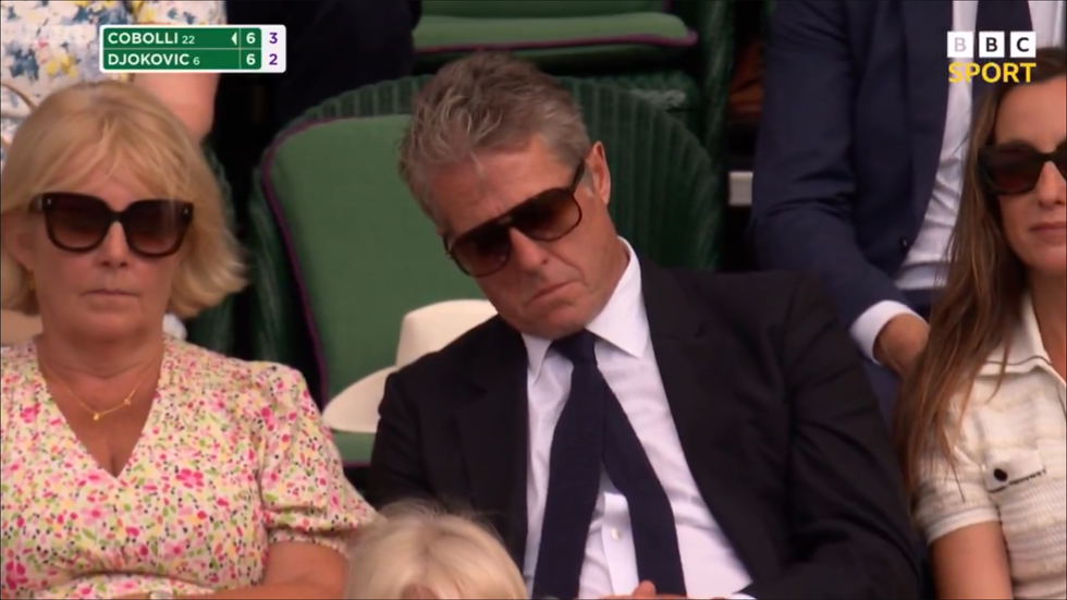 BBC Wimbledon: Hugh Grant