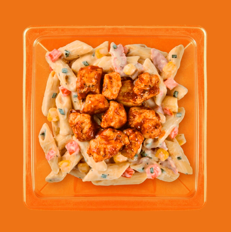 BBQ Chicken and Bacon Pasta