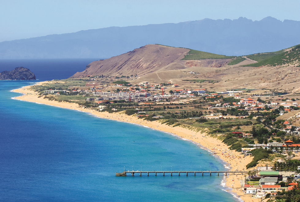 Beach and sea in Madeira