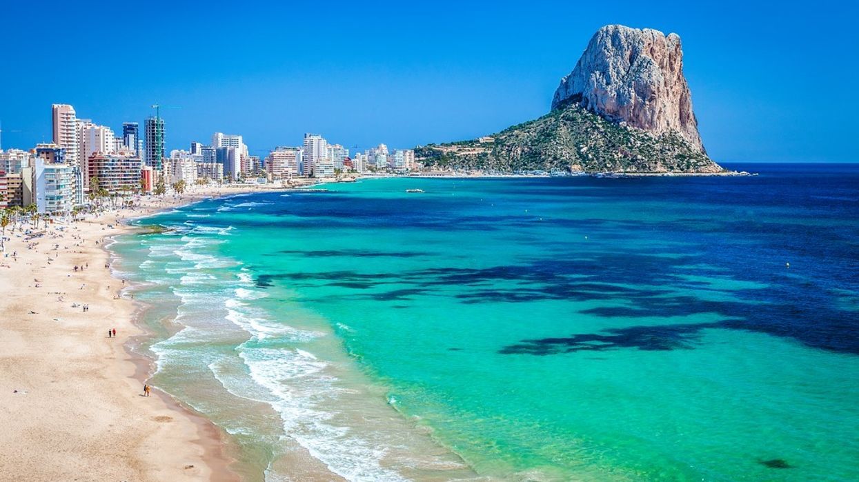 Beach and sea in Spain