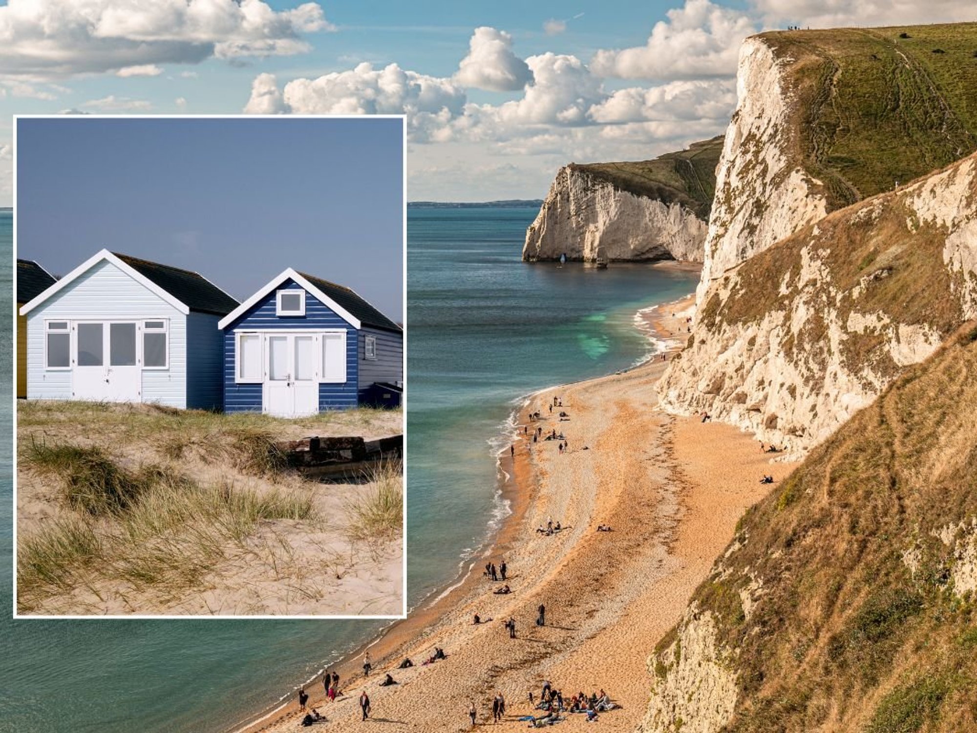 BEACH HUT DORSET BEACH