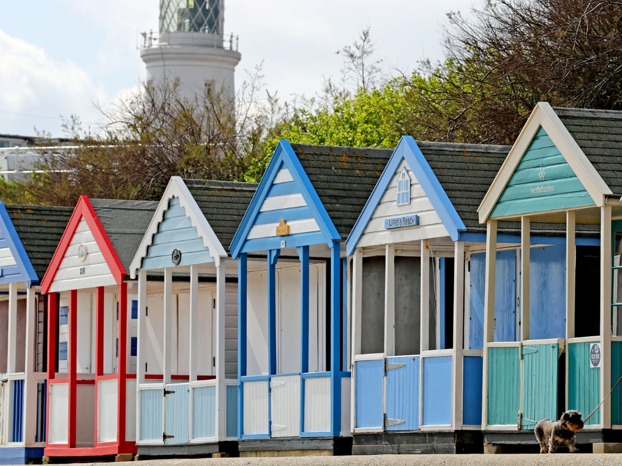 Beach huts (file image)