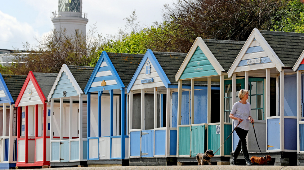 Beach huts (file image)