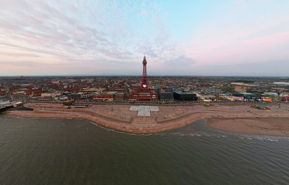Beach in Blackpool