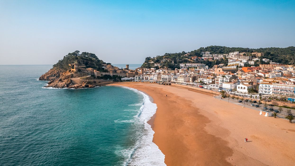 Beach in Catalonia, Spain