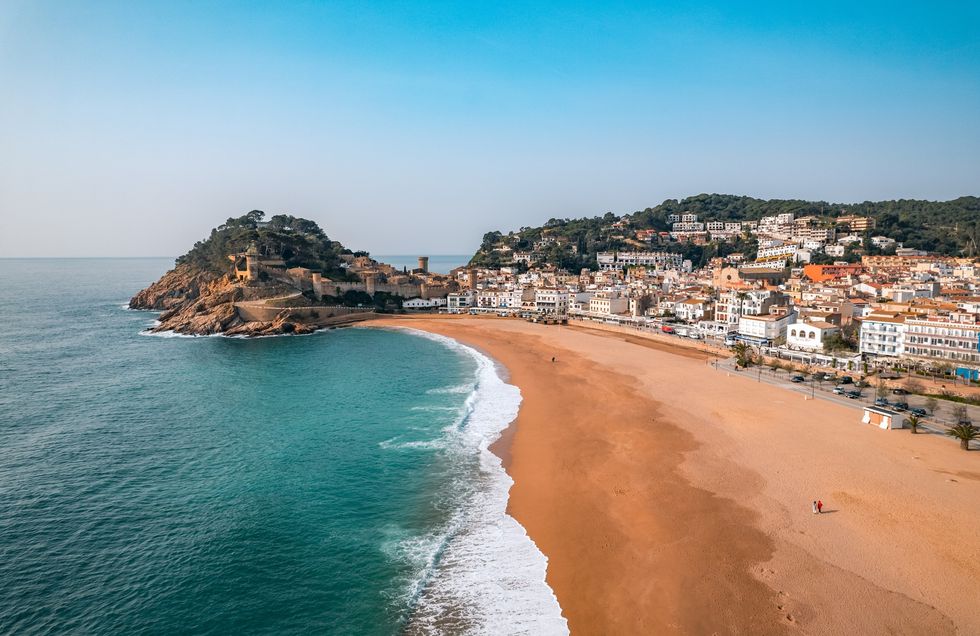 Beach in Catalonia, Spain