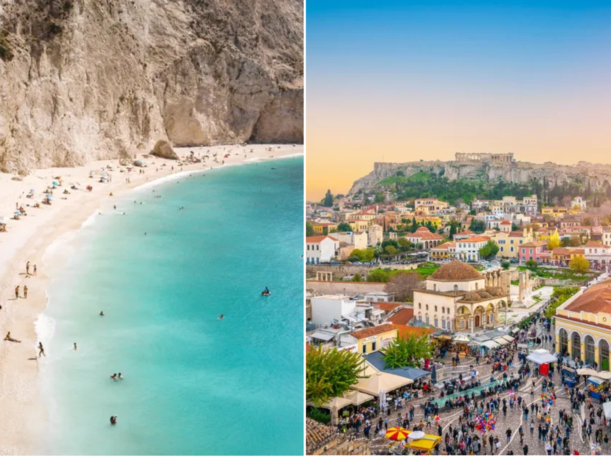 Beach in Greece  / Athens, Greece