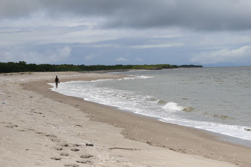 Beach in Honduras
