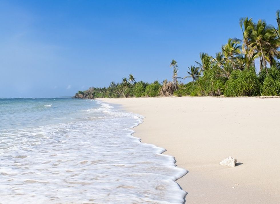 Beach in Msambweni, Kenya