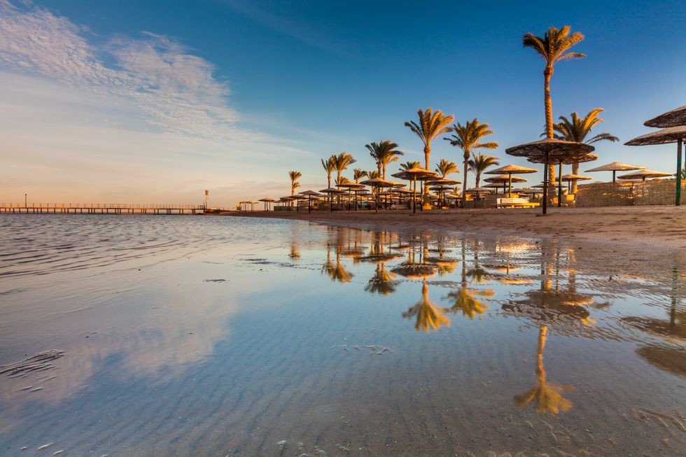 Beach in Sharm El Sheikh, Egypt