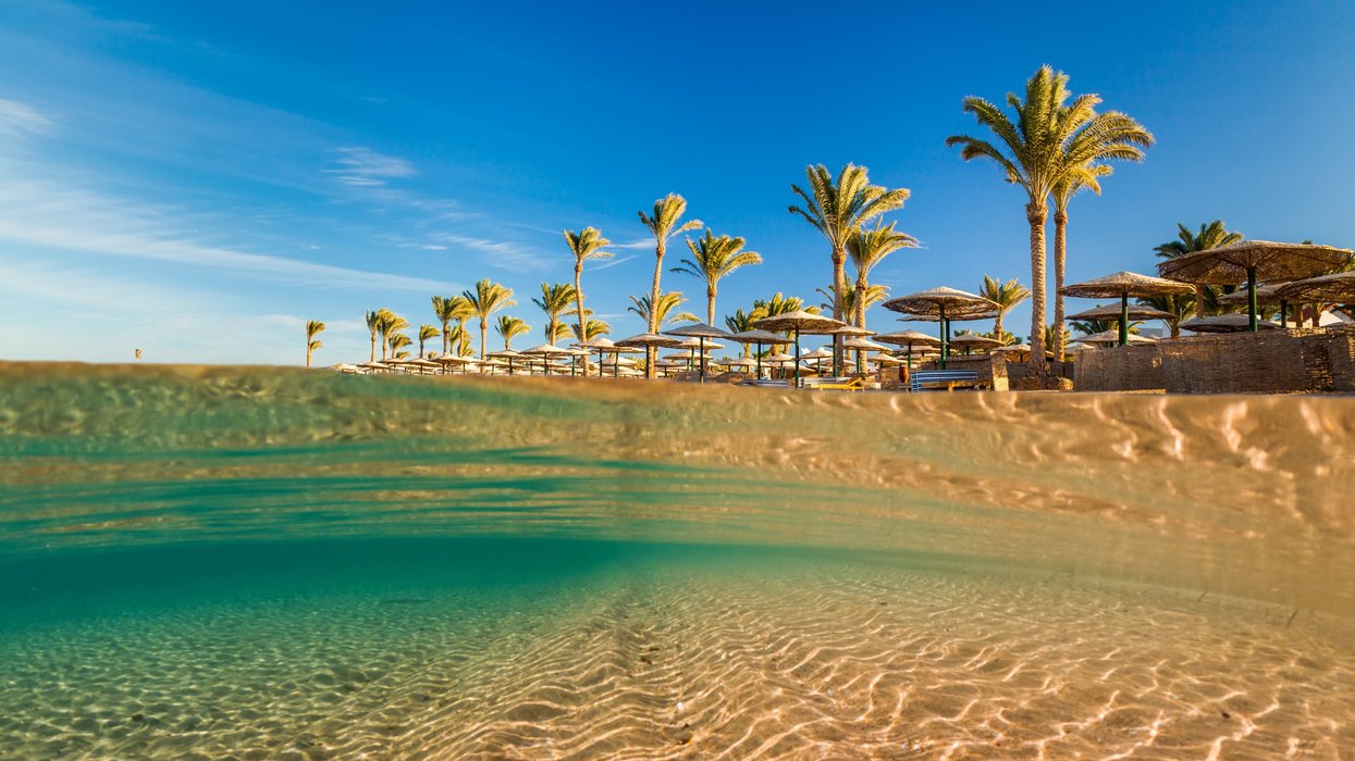 Beach in Sharm El-Sheikh, Egypt