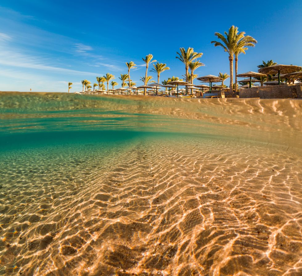 Beach in Sharm El-Sheikh, Egypt