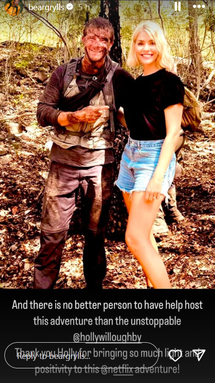Bear Grylls and Holly Willoughby