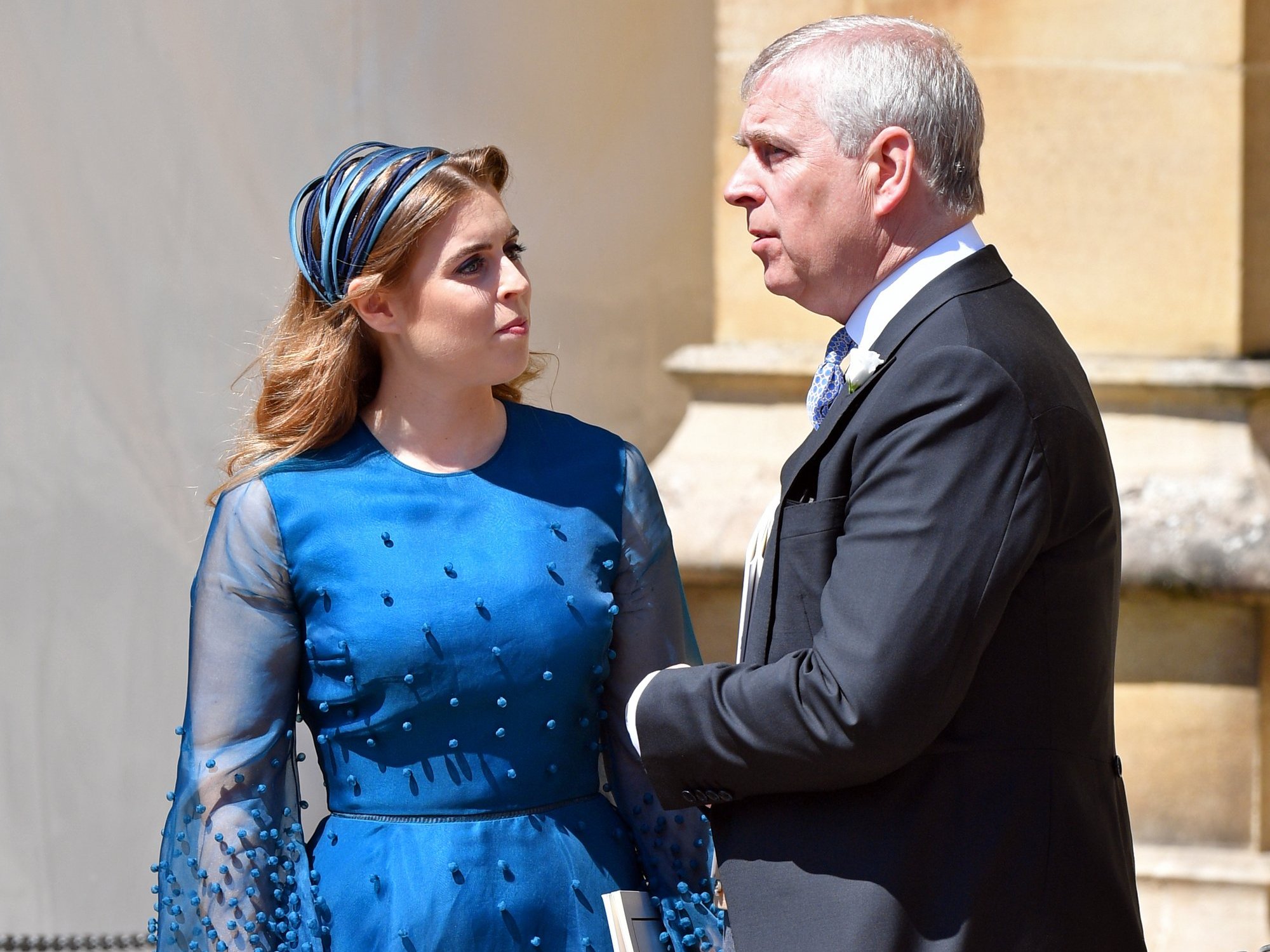 Beatrice and Andrew Mountbatten-Windsor