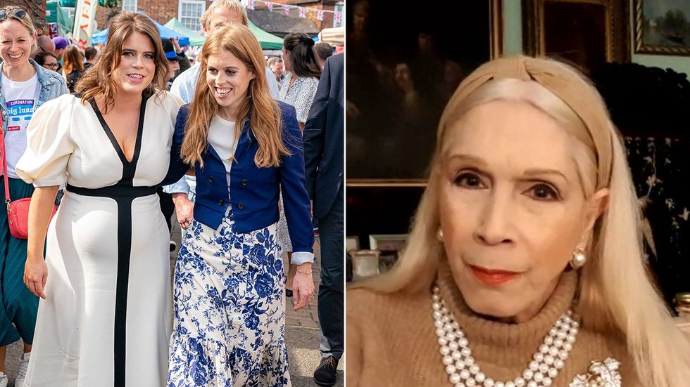 Beatrice, Eugenie and Lady C