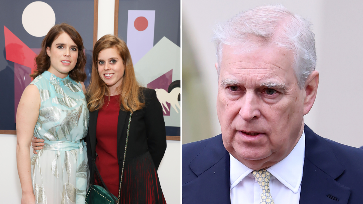 Beatrice, Eugenie and Prince Andrew