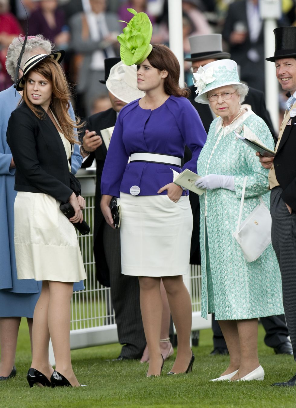 Beatrice, Eugenie and Queen Elizabeth