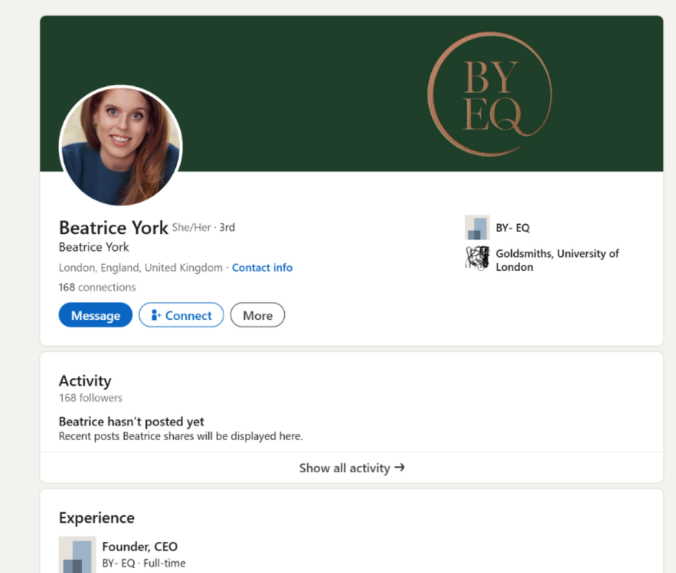 Beatrice York LinkedIn