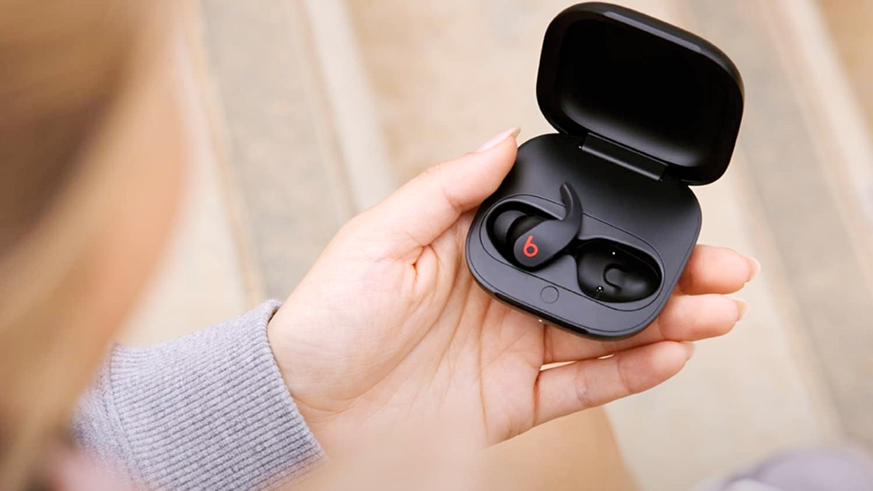 beats fit pro in a case with one earbud removed