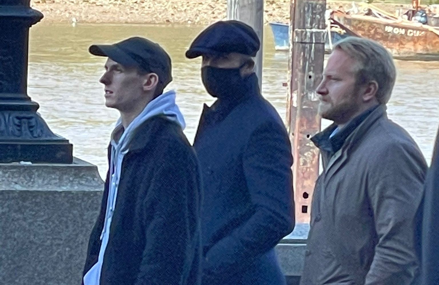 Beckham joined the queue at 2am on Friday morning