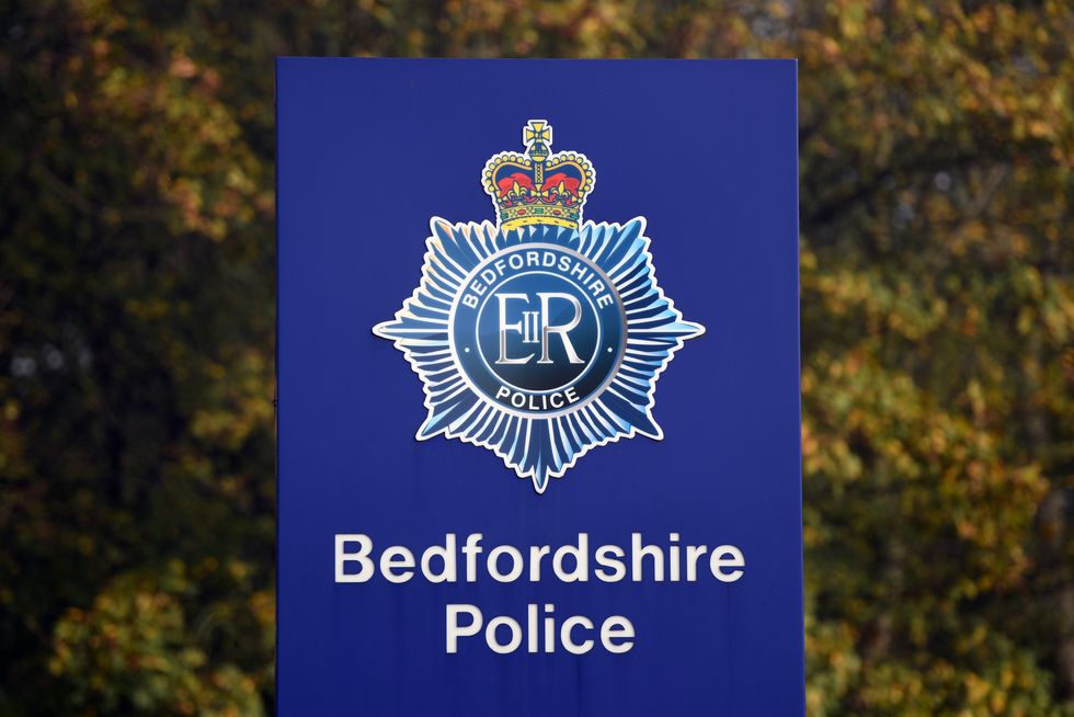 Bedfordshire Police sign