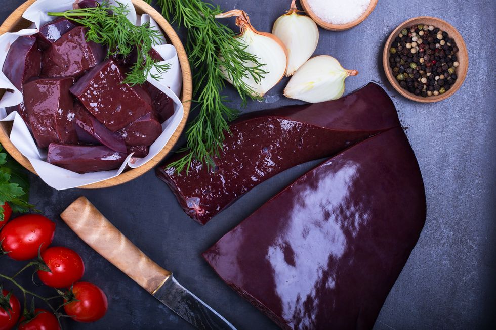 beef liver and headshot of Jennifer of