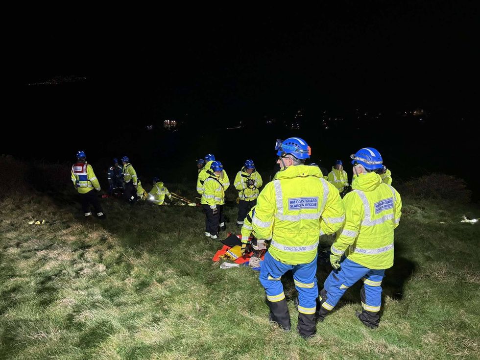 Beer coastguard rescue team