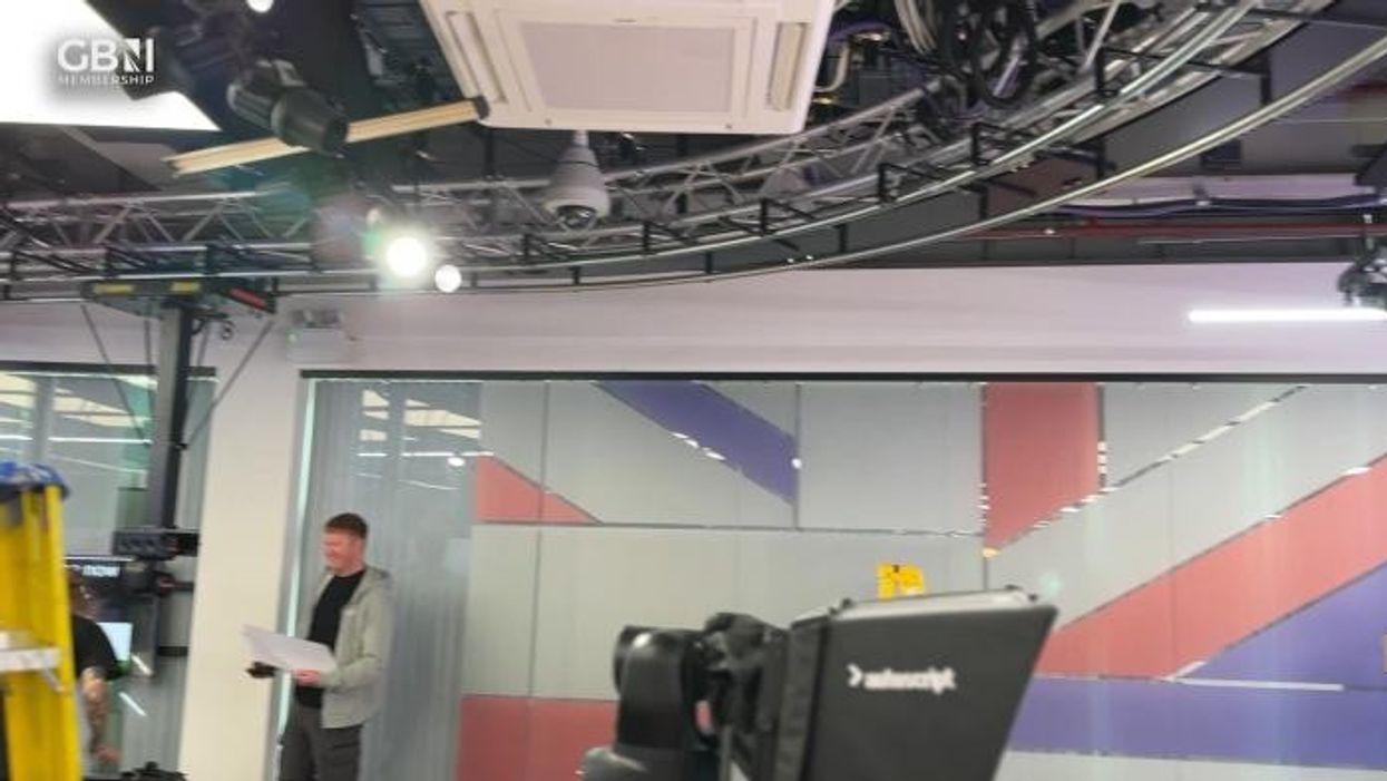 GB News new-look set - behind the scenes look at the transformation...