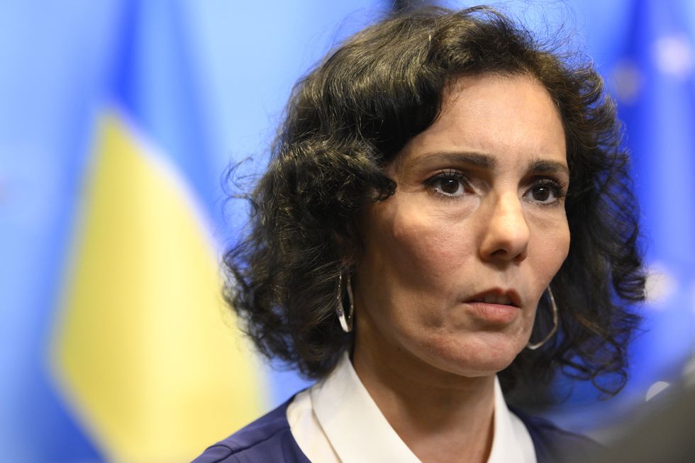 Belgian Foreign Minister Hadja Lahbib