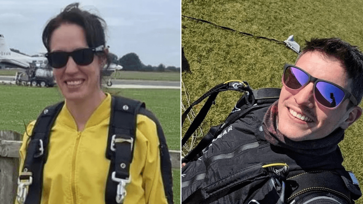 Belinda Taylor and Adam Harrison